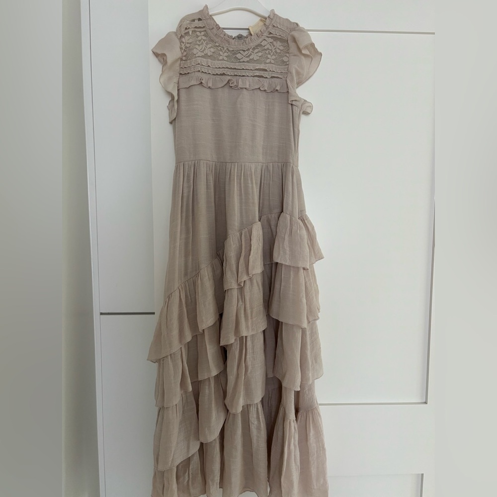 Girls’ Joyfolie Layered Caroline Dress in Ecru - Size 8